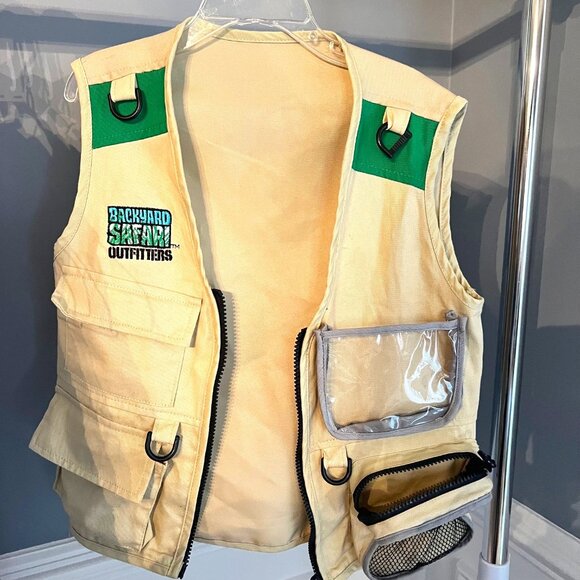 Backyard Safari Cargo Vest with Binoculars - Picture 1 of 6